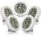 Bresser Thermo-/Hygrometer Smile 5er-Set, Raumklima Klimamessgerät, Temperaturmesser Innen, Luftfeuchtigkeitsanzeige, Schimmel Vorbeugung, Komfortindikator Klima