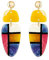 LILIE&WHITE Acryl Ohrringe für Damen, Moderner Geometrischer Design