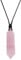 RJINGSHI Bullet Necklace Natural Rose Quartz Crystal Necklace Handmade Woven Healing Crystal Men and Women Necklace Gift
