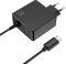 65W USB C, Ewent Chargeur Type C Alimentation Adaptateur pour MacBook Pro/Air, Lenovo,HP,ASUS, Acer,Huawei,Matebook,Xiaomi,Samsung, Tablettes,câble de 1,5 mètre,Prise USB-A supplémentaire, Noir