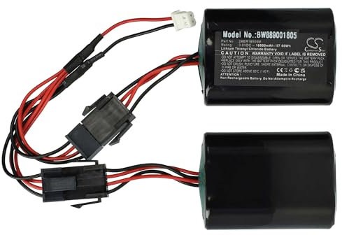 vhbw Batterie kompatibel mit Tyco Burg Siren, PG9901 Alarmanlage, Alarmsystem, Funk-Außensirenen (16000 mAh, 3,6 V, Li-SOCl2)