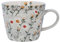 Gisela Graham Light Grey Wild Daisy Stoneware Mug
