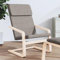 CKioict Gaming Stuhl Sessel Wohnzimmer Cocktailsessel Relaxsessel Taupe StoffGeeignet für Büro, Schlafzimmer, Arbeitszimmer