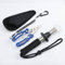 supregear Fischerei Zange und Greifer Set, Edelstahl Multifunktion Angelhaken Entferner mit Linien Schneidewerkzeug, Sicherheits Spule Lanyard, und Nylon Scheide Angel Werkzeug Bastelsatz, Blau