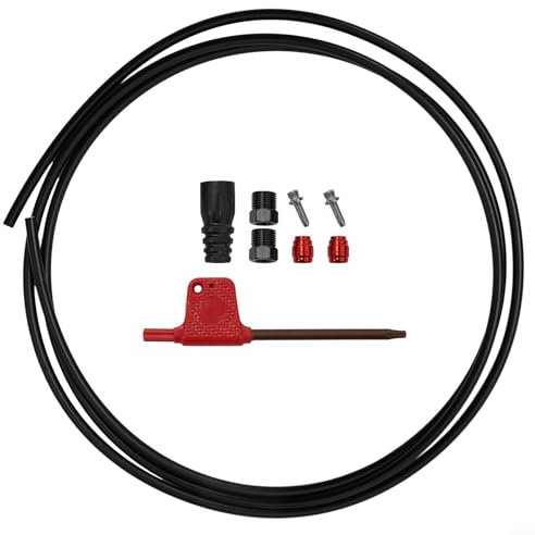 YUANGANG 2 Meter Bremsschläuche-Set, passend für Sram Red AXS für Force AXS, Fahrradanschluss-Set, hydraulische Scheibenbremsen, Schlauch-Set (schwarz)