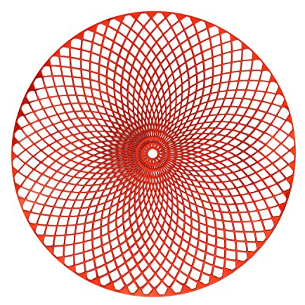 KASANOVA Tovaglietta Rotonda 38 cm Rossa Rosso Tessile tavola e Cucina
