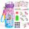 AMFUN Licorne Bricolage Gourde, Fille DIY Gourde, Créatifs Bricolage Gourde Enfant Anti Fuite, Kit de Loisir Créatif Activites Manuelles pour Enfants 4-12 Ans, Cadeau Noël Anniversaire Cadeau