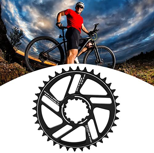 Risegun Kettenblatt 36T Schmaler, Breiter Einziger Kettenring, Fahrrad-Kettenblatt für 8-, 9-, 10- und 11-Fach-Kette, Direktmontage für SRAM GXP-Kurbel