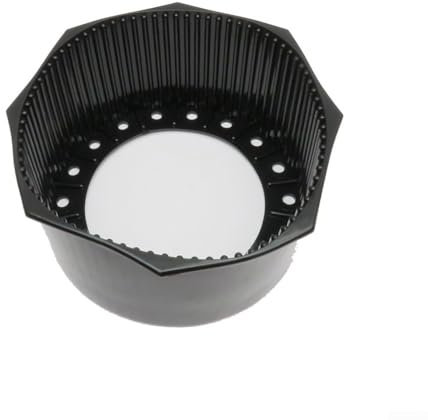 Bota de goma para botella de gas de buceo de 19 cm para botes de acero de 12 litros, protección vertical segura de almacenamiento, color negro