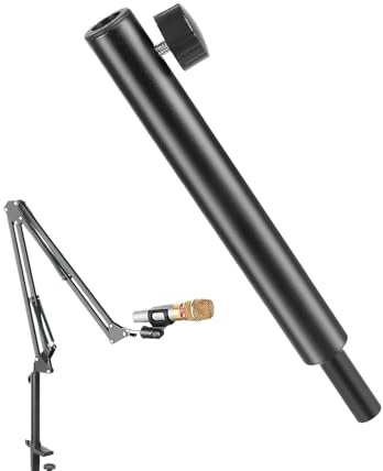 Mikrofonstativ Verlängerung | Adapter Für Mikrofonstativ | Montagezubehör für Podcast Musikaufnahme Studio & Live