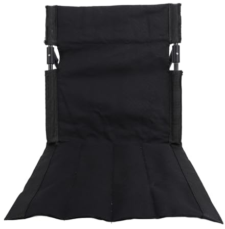 aqxreight Klappbarer Chaiselongue-Sessel Zum Entspannen Im Freien – Tragbarer Camping-Strandstuhl mit Oxford-Stoff und Design (Black)