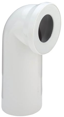 Viega 103125 Universal-Klosett-Anschlussbogen Nr.3811, 90 Grad 110 x 230 mm, bahamabeige