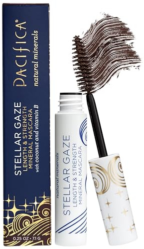 Pacifica Stellar Blick Länge & Stärke Mineral- Wimperntusche - Sternenstaub (Braun)-0.25 fl oz by Pacifica