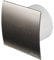 Bath Ventilator, 100 mm in Diameter, Brushed Silver, WES and Humidity Sensor, hygrostat with Timer, After-Run Control, Ceiling Fan for Bathroom or Kitchen