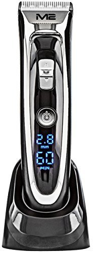 MTEC RFC-688B Profi Haarschneider Set mit 7 Aufsätzen LED Display & Titanium Scherkopf Trimmer Haarschneidemaschine