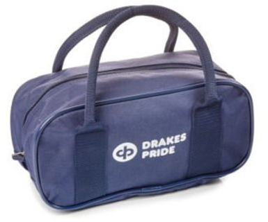 DRAKES PRIDE 2 BOWL CROWN GREEN BOWLS ZIP BAG** (NAVY)