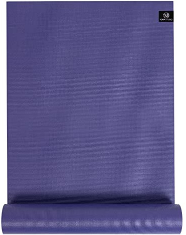 Yoga Studio Sticky Yoga Mat | Oeko-Tex Tear Proof Non-Slip | Workout Exercise Gym Fitness Yoga & Pilates Mat | 183cm x 61cm x 6mm (Purple)