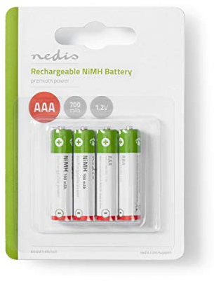 Batterie Ministilo Ricaricabili Ni-Mh Aaa 1,2 V 700 Mah (4 Pz)