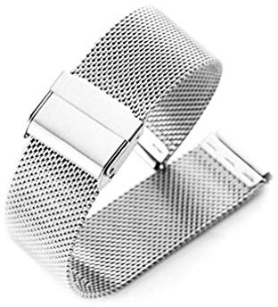 Quick Release Watch Strap Mesh Stainless Steel Watch Band for Men Women 10mm 12mm 14mm 16mm 18mm 20mm 22mm 24mm