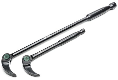 Sata 2pc 180 Degree Rotate with 14 Position Indexing Pry Bar Set