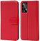 Verco Handyhülle für Samsung Galaxy A52 Hülle, Samsung A52s 5G Hülle Bookcase Tasche Flipcover für Samsung A52 / A52 5G Case, Rot