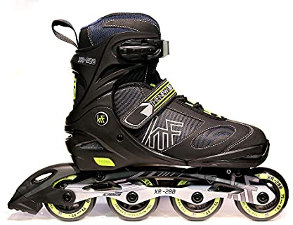 KRF The New Urban Concept KRF Patin AJUST XR-280 Schwarz/Limette, Erwachsene, Unisex, L (38-41)
