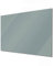 banjado Glas Magnettafel 120x80cm / Magnetwand Glas/Magnetpinnwand als Memoboard Glas/Pinnwand Magnettafel Küche, Büro, Kinderzimmer inkl. 4 Magnete & Montageset - Grau