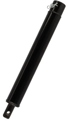 Rallonge 30cm de mèche pour tarière thermique - Acier laqué Noir - Goupille de fixation - Diamètre d'emmanchement 20mm