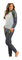 Lotto Tuta Donna in Pile con Zip Intera - Invernale, Felpata, Completa per Casa (6043 Antracite, M)
