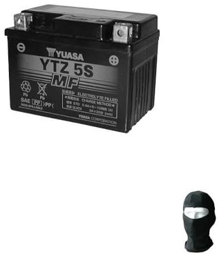 Compatible avec Honda C Super Cub 125 2019-2019 Batterie YUASA YTZ5S (SCELLÉE ET COMPLÈTE) Batteries 12V/3,5AH pour Moto Scooter SPÉCIFICATION 115X72X86MM