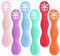 Vicloon Cuillère en Silicone pour Bébé,6PCS Cuillères Bébé Apprentissage Ustensile d'apprentissage Adapté à Dentition Première Étape Recommandé par Les Experts Sevrage (color8)