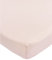 Meyco Baby Uni Spannbettlaken für die Laufgittermatratze (Bettlaken mit weicher Jersey-Qualität, aus 100% Baumwolle, perfekte Passform durch Rundum-Gummizug, atmungsaktiv, Maße: 75 x 95cm), Soft Pink