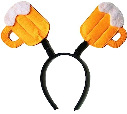 Beer Festival Headband Beer Festival Hairband Beer Mug Party Accessory Oktoberfest German Costume Accessory for Party