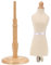 LIYJTK Weibliche Schneiderpuppe, Schaufensterpuppe, Mini, Buche, Für Modeprofis, Schneider, Damen, Mannequin