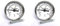Freeford Instrumentation UK Pair of Pipe Thermometers for Radiator Balancing - Higher Accuracy 63mm 0/120 C/F with springs