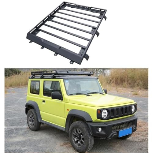 LTSRLL Auto Dachträger für Suzuki Jimny JB64 JB74 2019-2023, Aluminium Gepäckträger Querträger Dachgepäckablage Dachreling Fracht Dachträger, Auto Zubehör