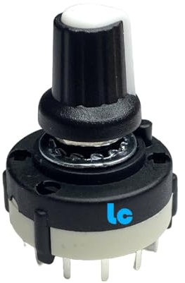 Interruptor Conmutador Rotativo - 4 Circuitos - 3 Posiciones - Selector