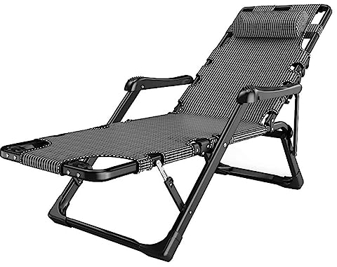 Générique Fauteuil inclinable Relaxant et Robuste | Chaise de Jardin Pliante inclinable avec Repose-Pieds | Fauteuils avec Porte-gobelets | chaises zéro gravité