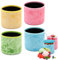 4 Stück Eiscreme-Neoprenhülle Für Ninja Creami Deluxe-Zubehör, Wiederverwendbar, Isolierte Hüllen für NC501, NC500 Serie Serie Eismaschinen-Behälter Bunte Dicke Pint-Hülle(680 ml)