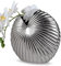 Formano 1 Stück Vase 22x22cm Matt/Silber aus Keramik - Dekoration für EIN schönes Zuhause