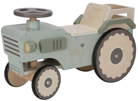 Little Dutch 7155 FSC Holz Lauftraktor - Little Farm grün