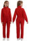 Aislor Girls One Piece Rompers Coveralls Mechanic Boiler Suit Straight Leg Cargo Pant Zipper Front Jumpsuit Red 15-16 Years