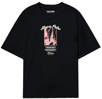 JACK & JONES Herren Joralmeria Palms Tee Ss Crew Neck FST