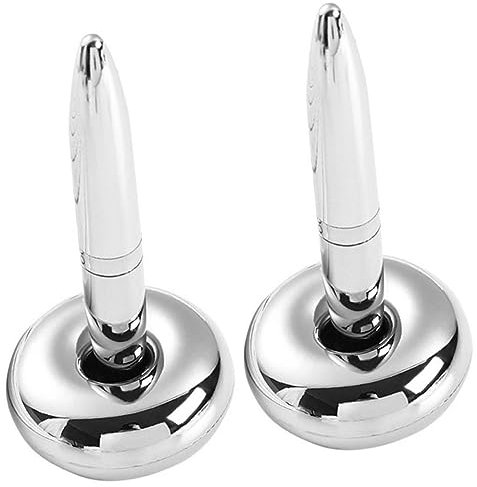 COHEALI Eleganter Schwebender Stift Aus Metall 2er-pack Signierstifte Büro-business-stift Executive-stift Schreibtisch-accessoire für Männer und Frauen