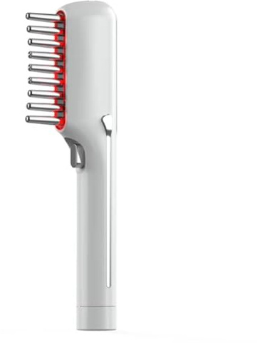 Yominerr Peigne électrique de massage pour la croissance des cheveux avec micro-courant, lumière rouge LED, brosse pour cuir chevelu, anti-perte de cheveux, spa