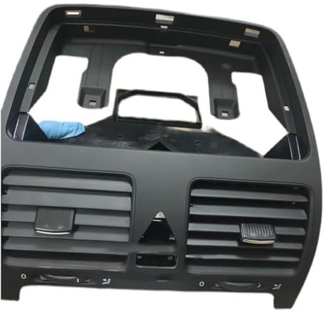Rejilla Aire Acondicionado Coche para Sagitar para Jetta para MK5 para Golf 5 para Tablero Negro Aire Acondicionado Salida Parrilla Vehículos Salida Aire Ventilación(05-Center B)