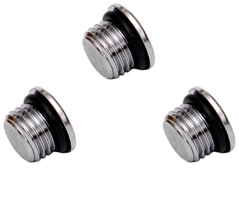 Booso 3X Tauchen Tauchen Erste Stufe Atemen Regler Hoher Druck Port Stecker Tauchen Tauchen ZubehöR Teile