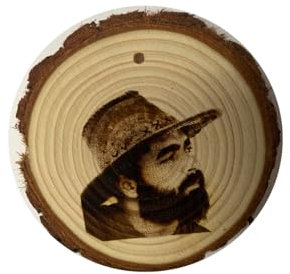 Baumscheibe mit deinem Bild (ca. 6 cm)