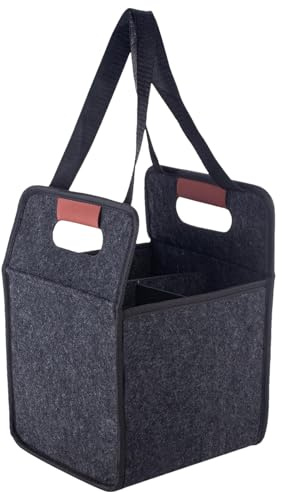 Drink Carrier with Handle Coffee Beverage Transporting Organizer Foldable | Portable Drink Carrier Cup Holder Foldable Tote Bag for Car Travel Cruise Picnic Party Grocery Outdoor Daily Co