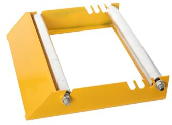 LALABU Cable Drum Roller, 500kg/1100lbs Load Capacity, Reel Dispenser Cable Roller Stand with Ramp Design, For 30-70cm Diameter Wire Reel